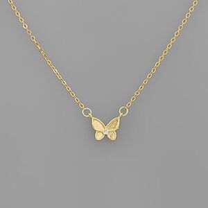 Butterfly Pendant Necklace